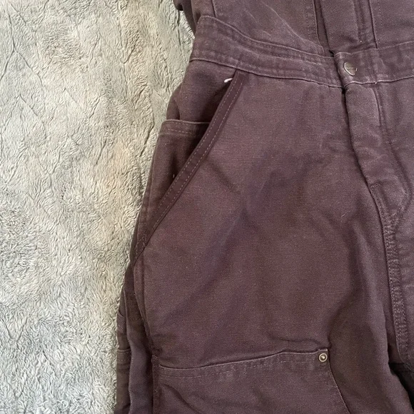 Carhartt Women’s Weathered Duck Insulated Biberall - Picture 3 of 16